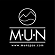 MUN LOGO white on black